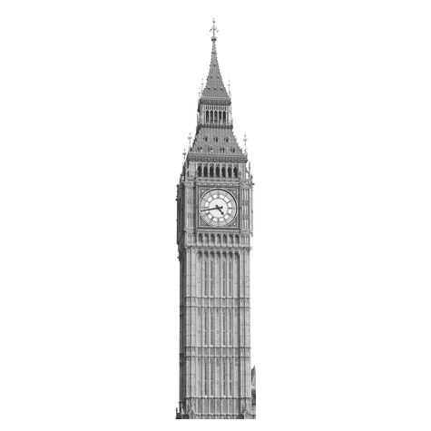 Papel Pintado Foto  - Big Ben - Formato 50 X 250 Cm
