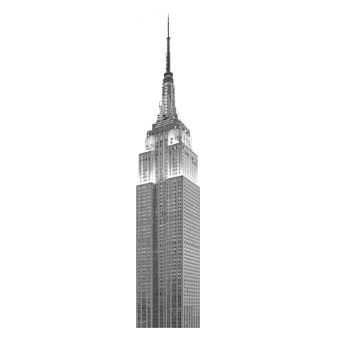 Non-Woven Wallpaper - Empire State Building - Size 50 X 250 Cm