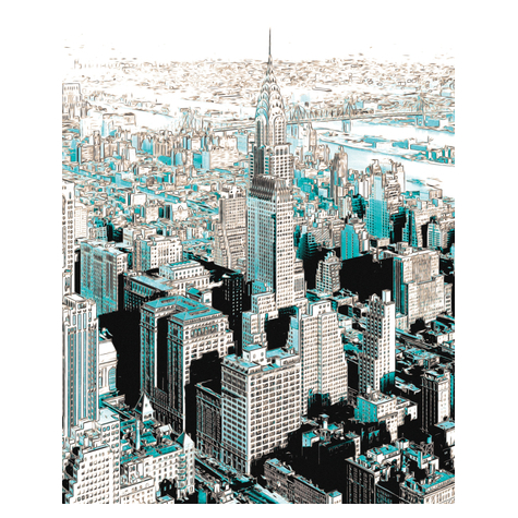 Papel Pintado Foto  - Gotham - Formato 200 X 250 Cm