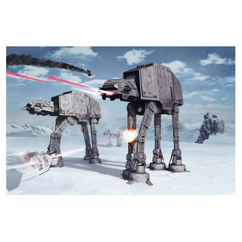 Papel Pintado Foto  - Star Wars Battle Of Hoth - Formato 400 X 260 Cm