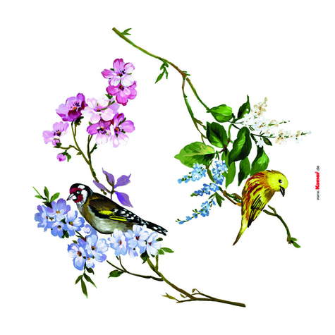 Window Sticker - Wedding Birds - Size 31 X 31 Cm