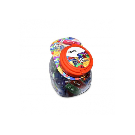 Memoria Usb 16gb Emtec C410 Candy Jar (80 Uds.)