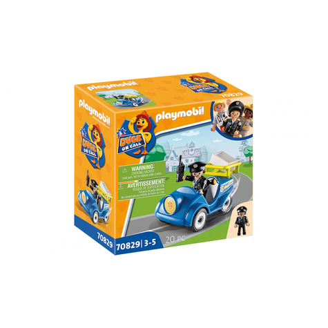 Playmobil Pato De Guardia - Mini Coche De Policía (70829)
