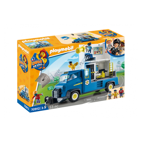 Playmobil Pato De Guardia - Camión De Policía (70912)