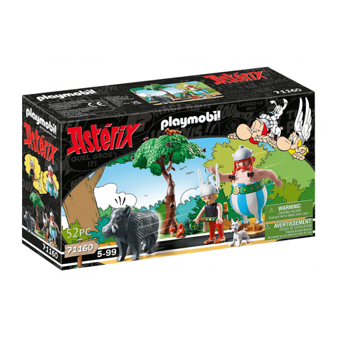 Playmobil Astérix Caza Del Jabalí (71160)