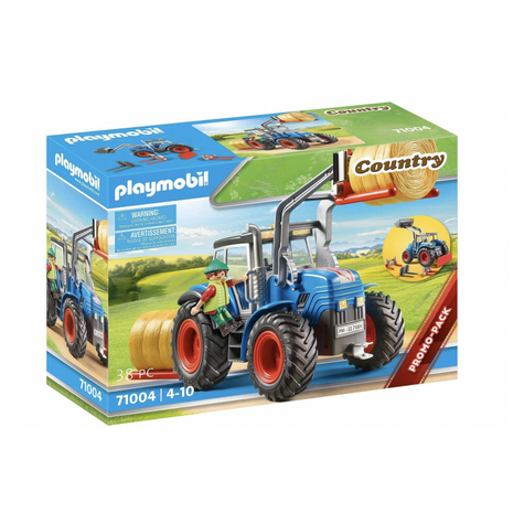 Playmobil Country - Tractor Gror Con Accesorios Y Enganche (71004)