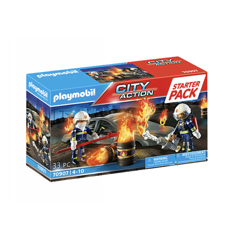 Playmobil City Action - Cuerpo De Bomberos (70907)