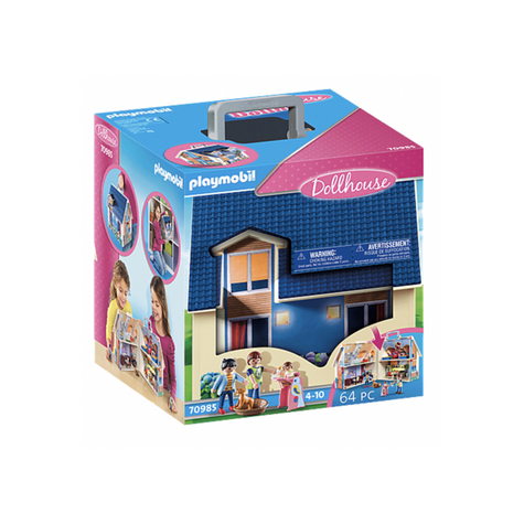 Playmobil Dollhouse - Casa De Muñecas Para Llevar A Casa (70985)