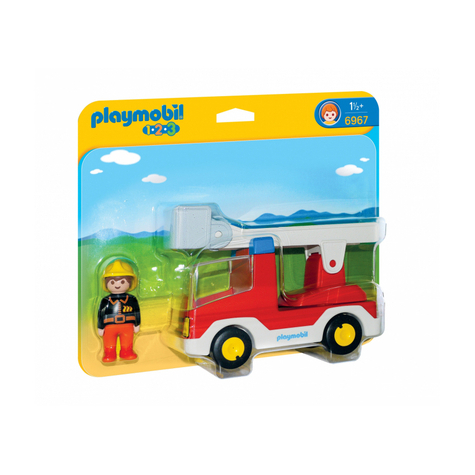 Playmobil 1.2.3 - Camión De Bomberos (6967)