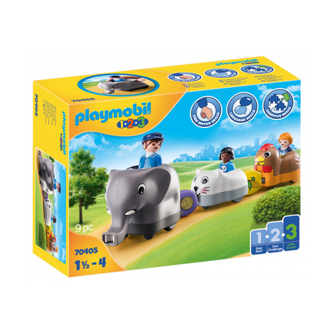 Playmobil 1.2.3 - Mi Tren De Animales (70405)