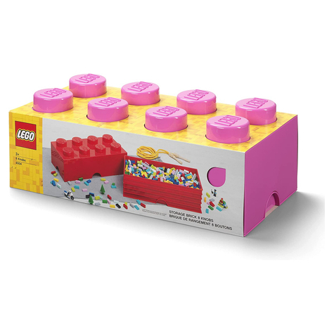 Lego Ladrillo De Almacenamiento 8 Rosa (40041739)