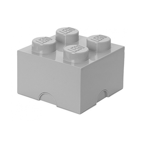 Lego Ladrillo De Almacenaje 4 Gris (40031740)