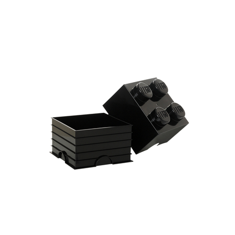 Lego Ladrillo De Almacenamiento 4 Negro (40031733)