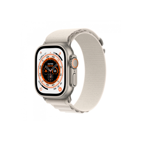 Apple Watch Ultra Gps + Cellular 49mm Titanio Starlight Alpine Loop Mqft3fd/A