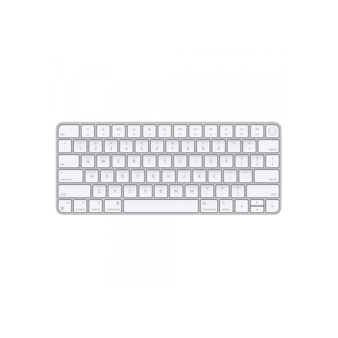 Teclado Apple Magic Keyboard Con Touch Id Usb-C Qwerty Para Imac Mk293lb/A