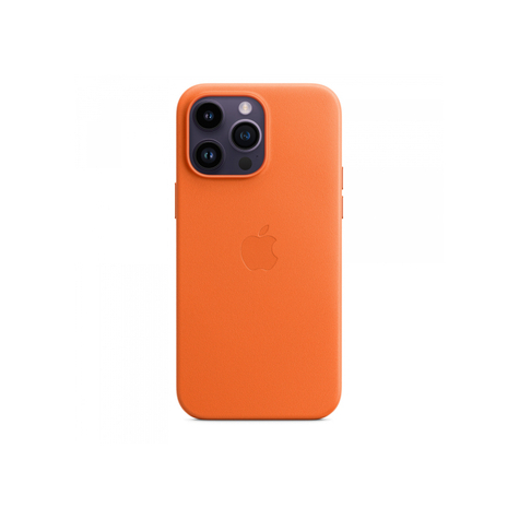 Apple Iphone 14 Pro Max Funda De Piel Con Magsafe Naranja Mppr3zm/A