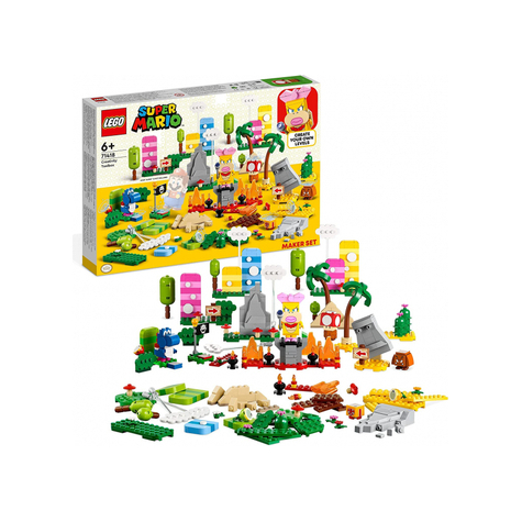 Lego Super Mario - Caja Creativa Juego De Diseño De Niveles (71418)