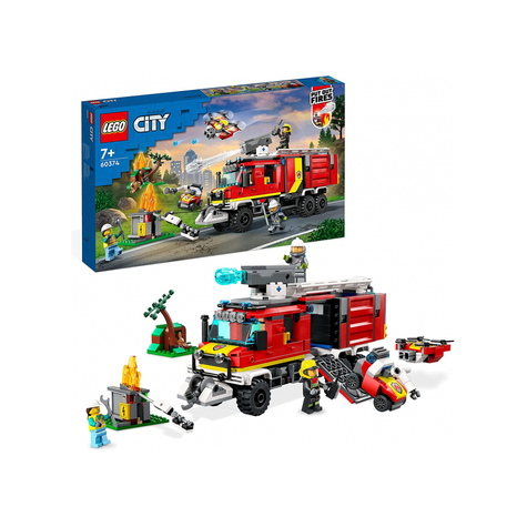 Lego City - Vehículo De Mando Del Cuerpo De Bomberos (60374)