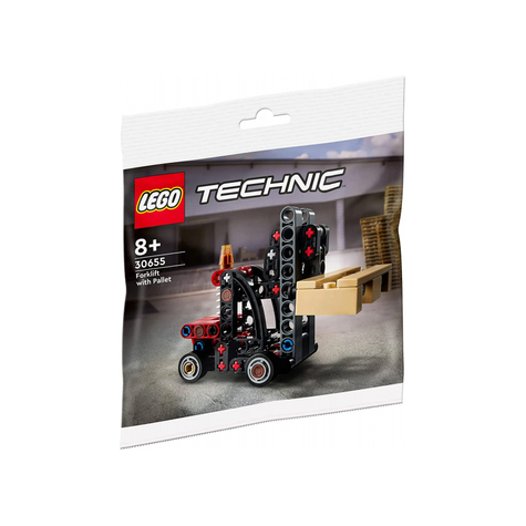 Lego Technic - Carretilla Elevadora Con Palé (30655)