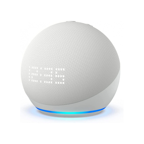 Amazon Echo Dot (5ª Gen.) Con Reloj - Blanco - B09b95dtr4