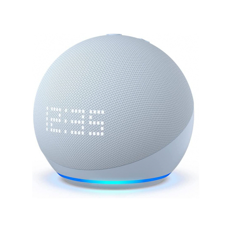 Amazon Echo Dot (5ª Gen.) Con Reloj - Gris Azul - B09b8rvkgw