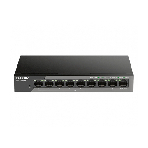 Conmutador De Vigilancia D-Link Fast Ethernet Poe No Gestionado Dss-100e-9p