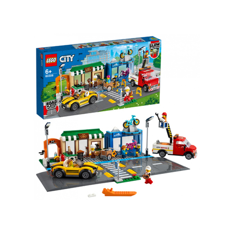 Lego City - Calle Comercial Con Tiendas (60306)