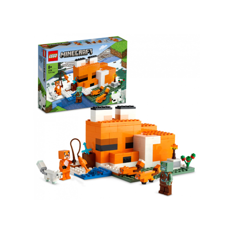 Lego Minecraft - El Refugio Del Zorro (21178)