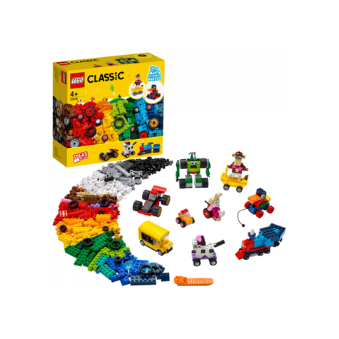 Lego Classic - Caja De Ladrillos Con Rern, 653 Piezas (11014)