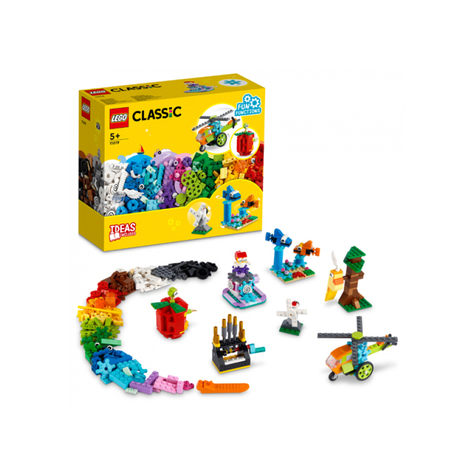 Lego Classic - Bloques De Construcción Y Funciones, 500 Piezas (11019)