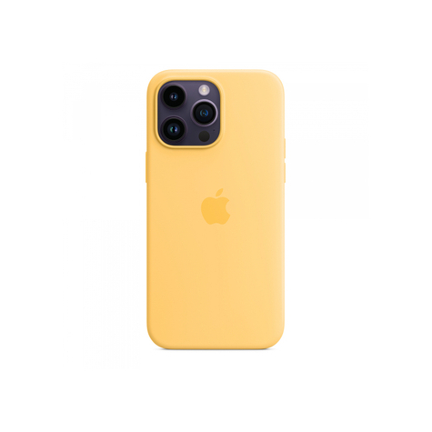 Funda De Silicona Apple Iphone 14 Pro Max Con Magsafe Sunglow Mpu03zm/A