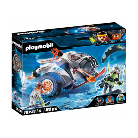 Playmobil Top Agents - Equipo De Espionaje Snow Glider (70231)