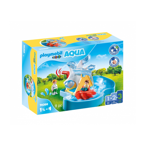 Playmobil Rueda De Agua Con Carrusel Juguete De Construcción (70268)
