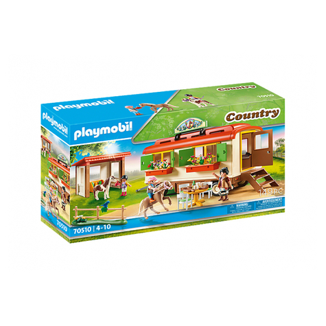 Playmobil Country - Vagón Nocturno Pony Camp (70510)