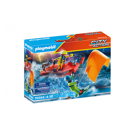 Playmobil City Action - Socorro Kitesurfer Rescate (70144)