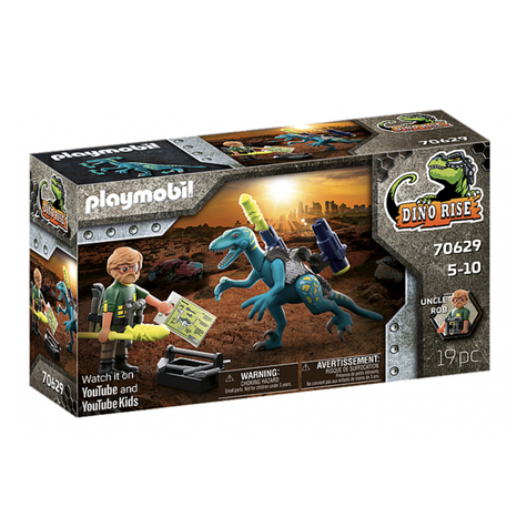 Playmobil Dino Rise - Tío Rob Se Levanta Para La Batalla (70629)