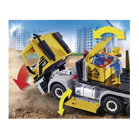 Playmobil City Action - Camión Con Carrocería Intercambiable (70444)