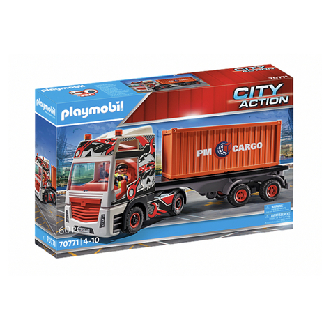 Playmobil City Action - Camión Con Remolque (70771)