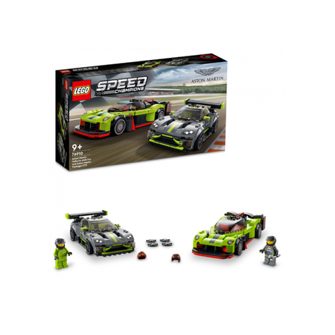 Lego Campeones De Velocidad - Aston Martin Valkyrie Amr Pro Y Vantage Gt3 (76910)