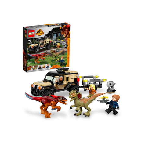Lego Jurassic World - Transporte De Pyroraptor Y Dilophosaurus (76951)