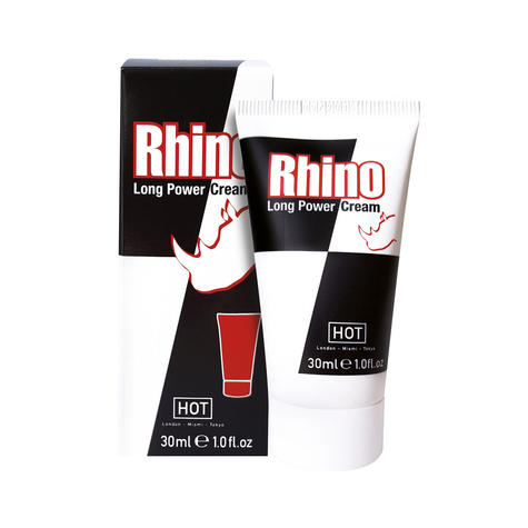 Cremas Geles Lociones Spray Puissance : Hot Rhino Long Power Cream 30ml