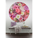 Self-Adhesive Non-Woven Wallpaper / Wall Tattoo - Beautiful Blossoms - Size 125 X 125 Cm